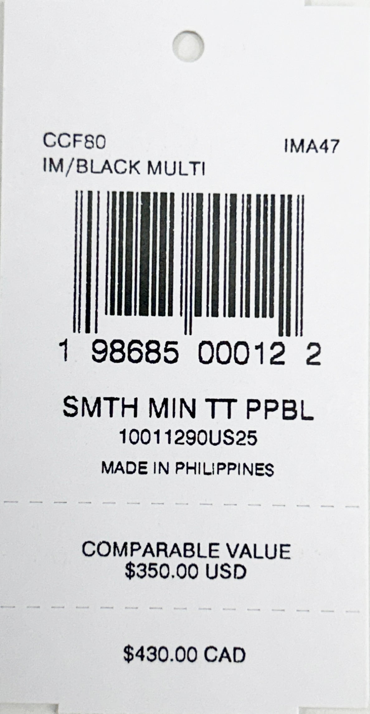 Coach Smith Mini Tote Bag Crossbody