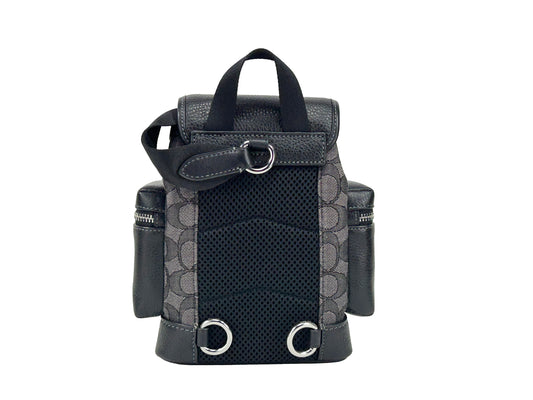 Coach Signature Jacquard Sprint Sling Pack Backpack