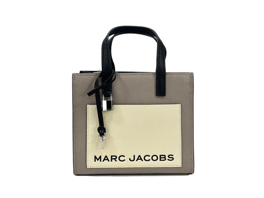 Marc Jacobs Grind Mini Leather Tote Crossbody Bag