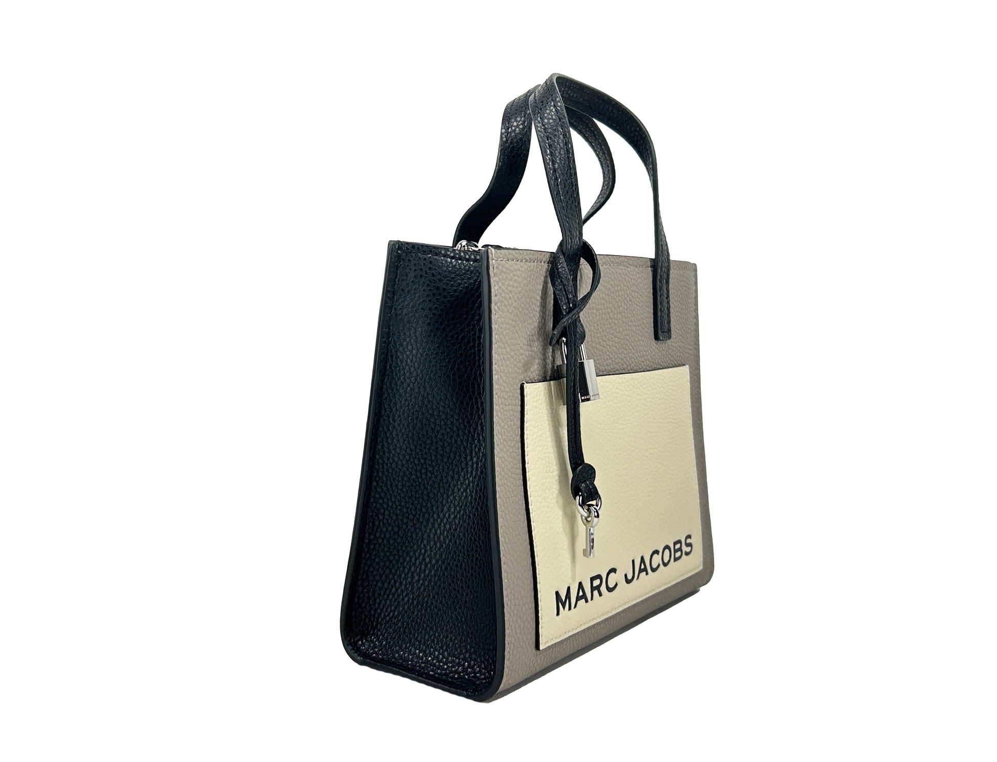 Marc Jacobs Grind Mini Leather Tote Crossbody Bag