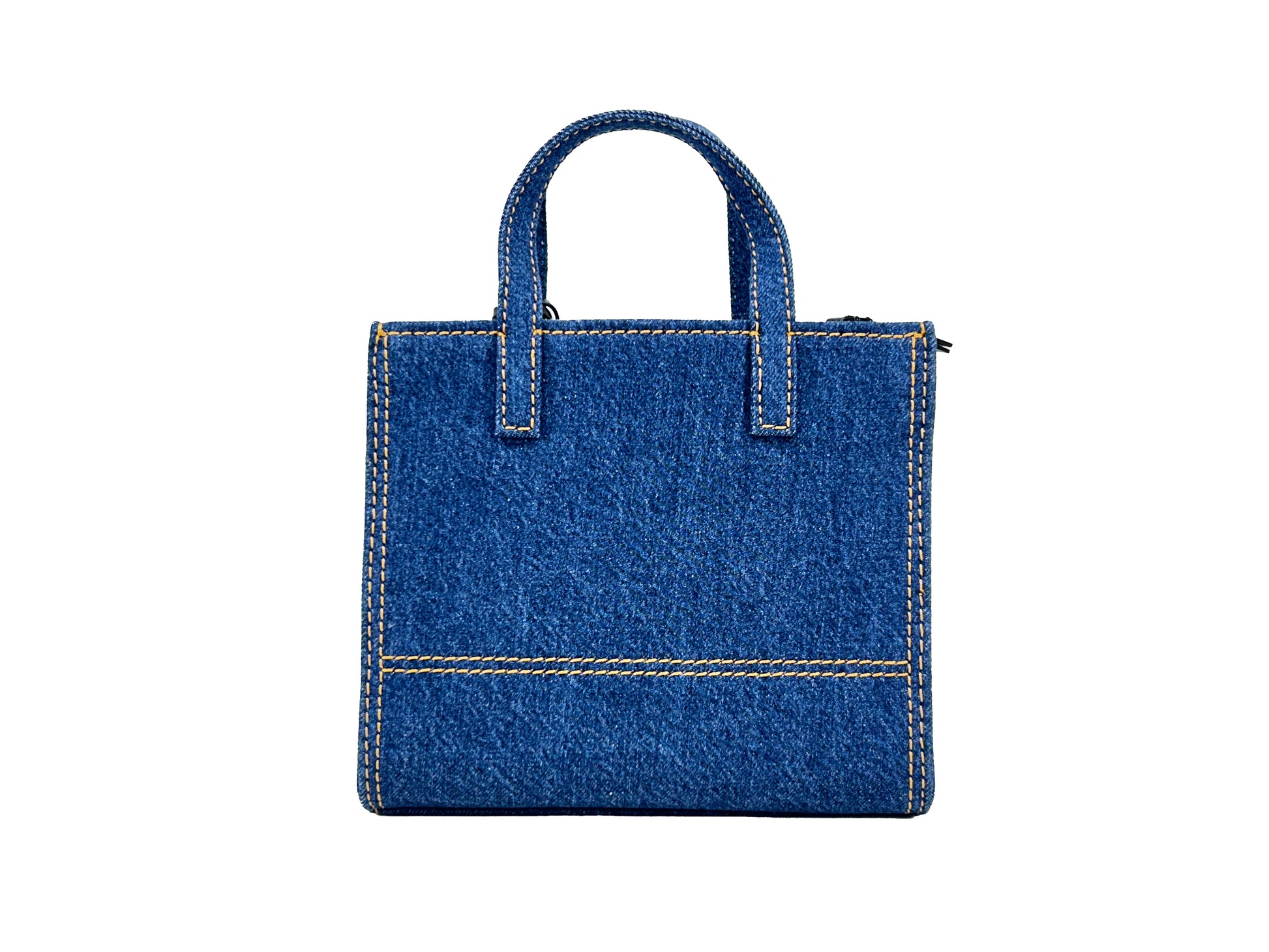 Marc Jacobs Denim Mini Grind Tote Bag Purse