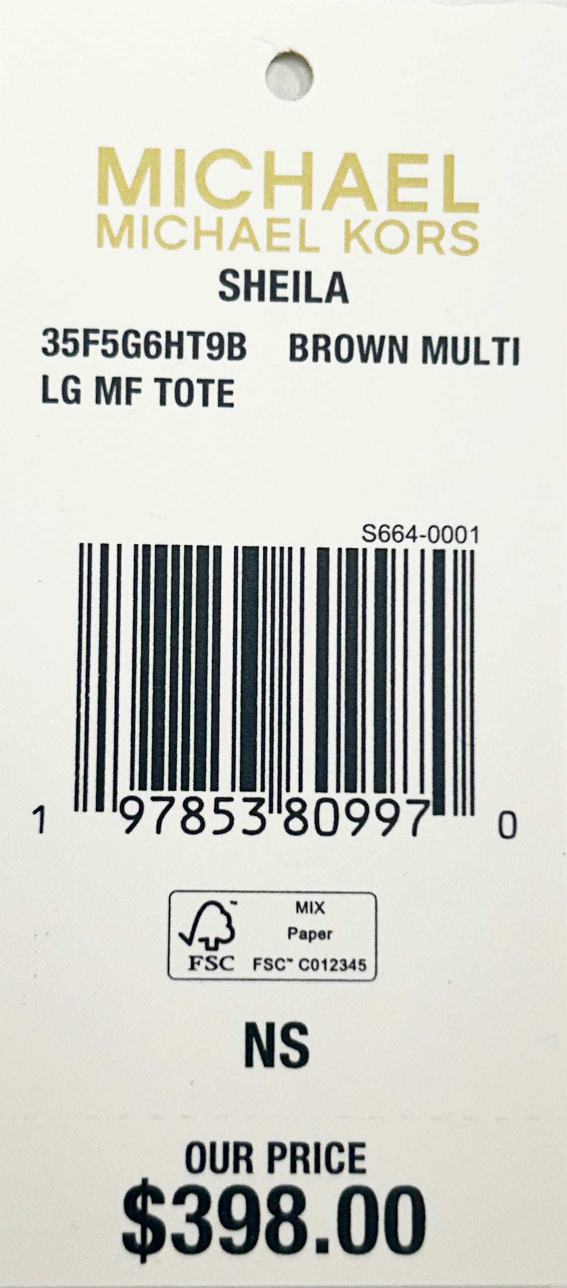 Michael Kors Sheila Large Signature Tote Bag