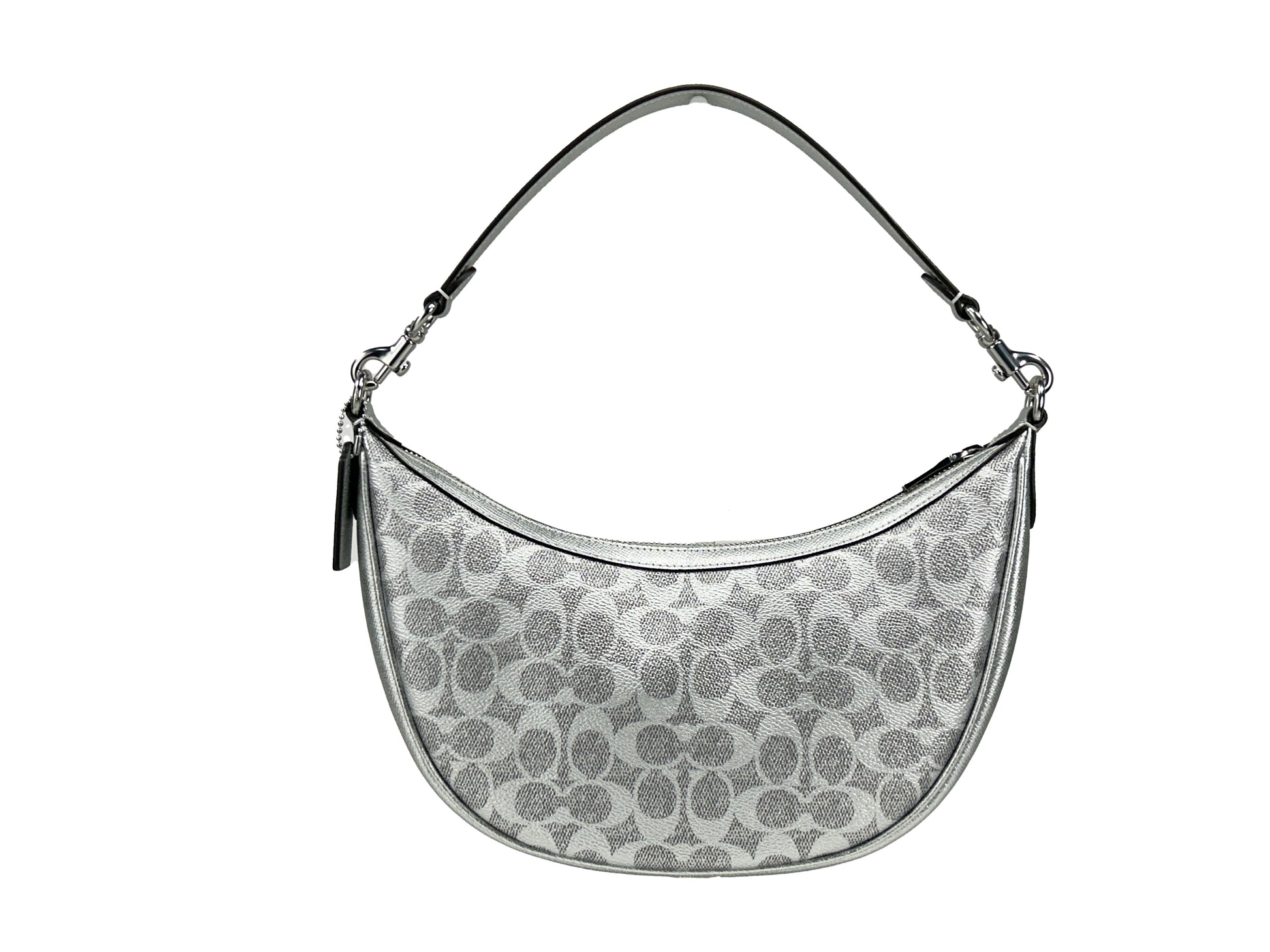 Coach Aria Signature Canvas Shoulder Bag Purse