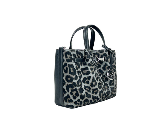 Michael Kors Carson Leopard Small Satchel Bag Crossbody