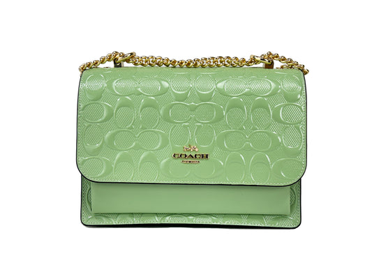 Coach Klare Patent Signature Crossbody Bag