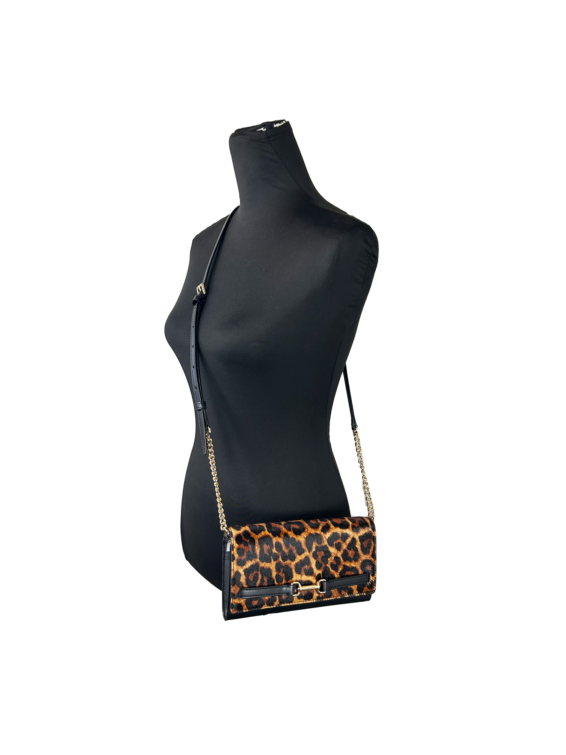 Michael Kors Carson Large Wallet Chain Crossbody Bag