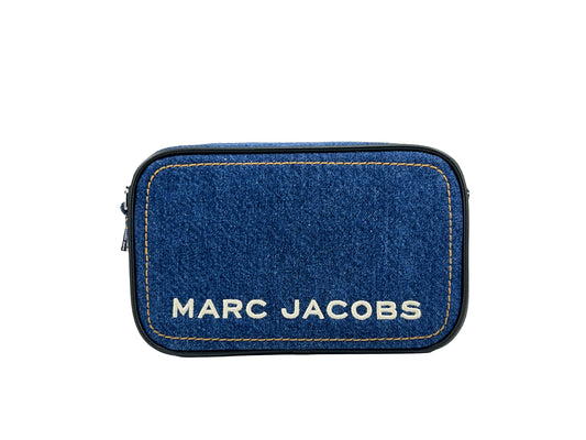 Marc Jacobs Flash Denim Camera Crossbody Bag Purse
