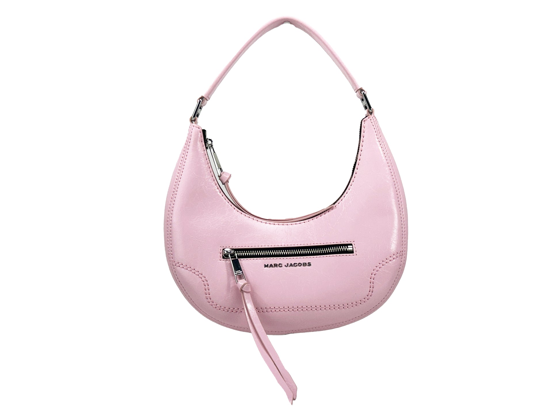 Marc Jacobs Cruiser Small Crescent Crinkle Leather Bag