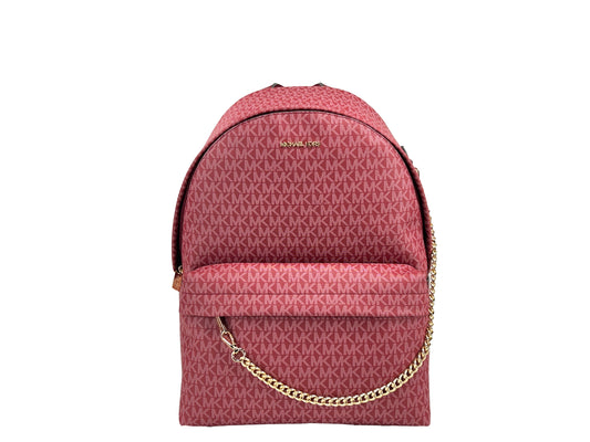Michael Kors Slater Large Chain PVC Backpack Bookbag