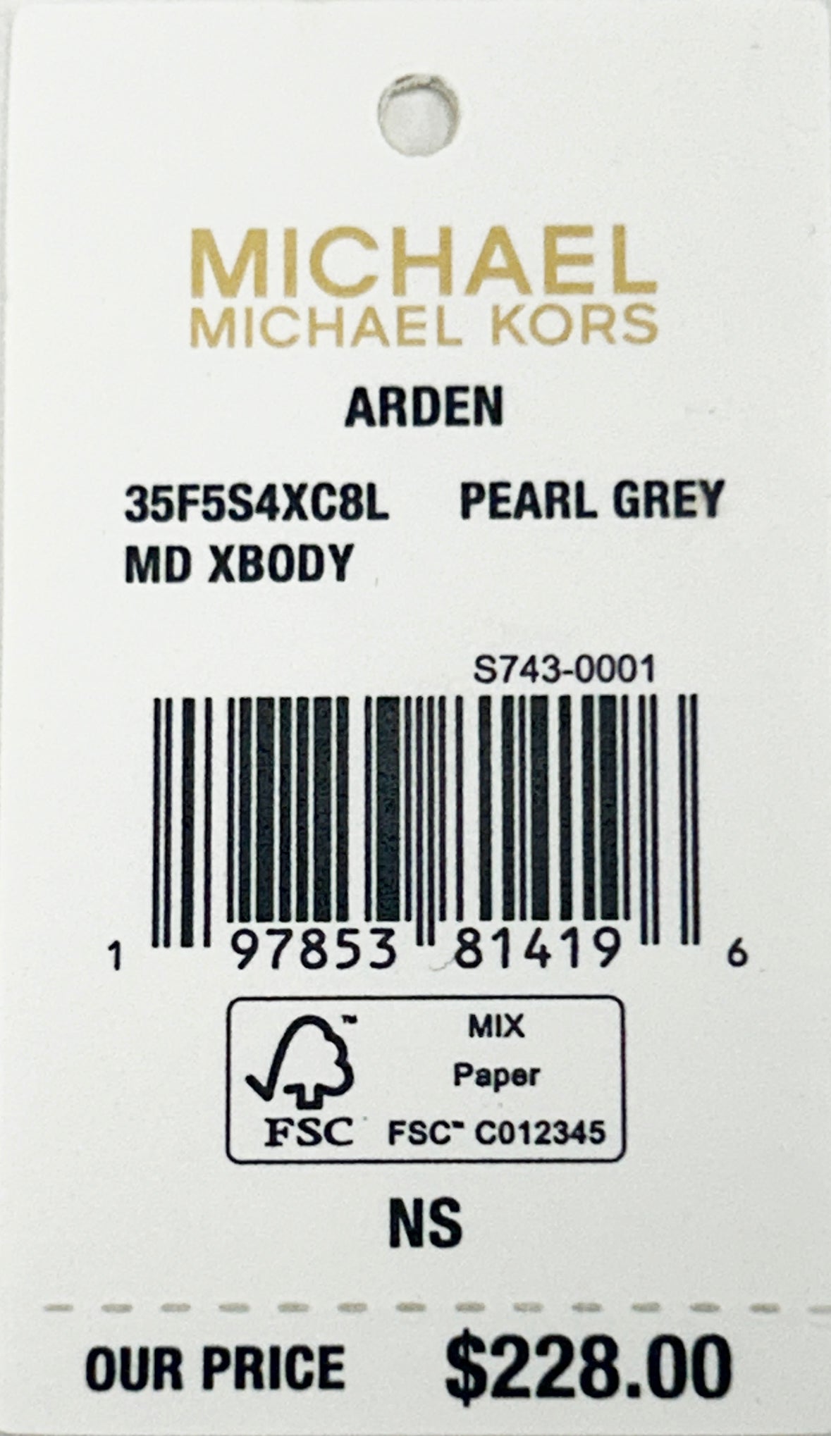 Michael Kors Arden Medium Crossbody Bag