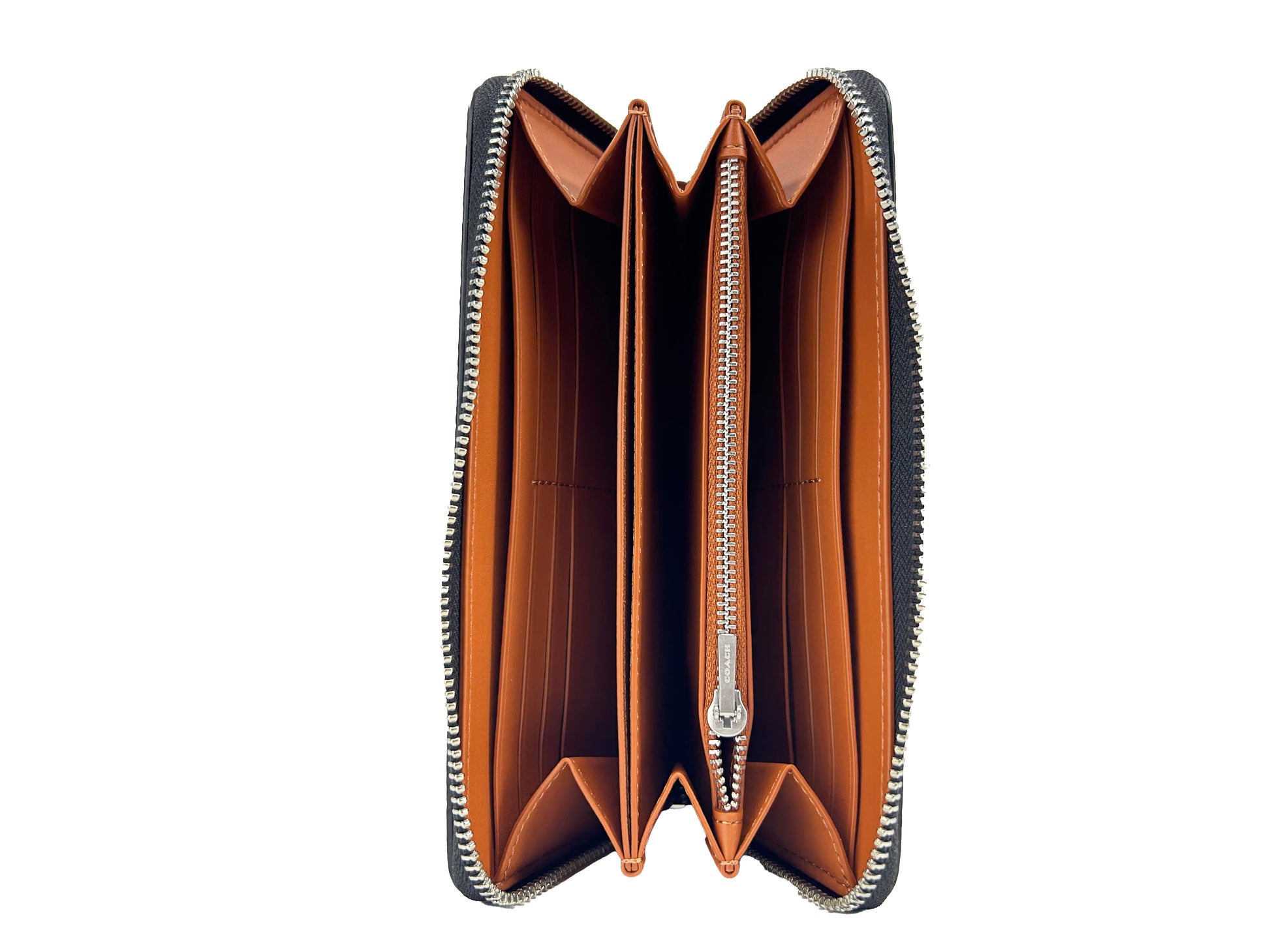 Coach X Disney Mickey Mouse Leather Accordion Zip Wallet