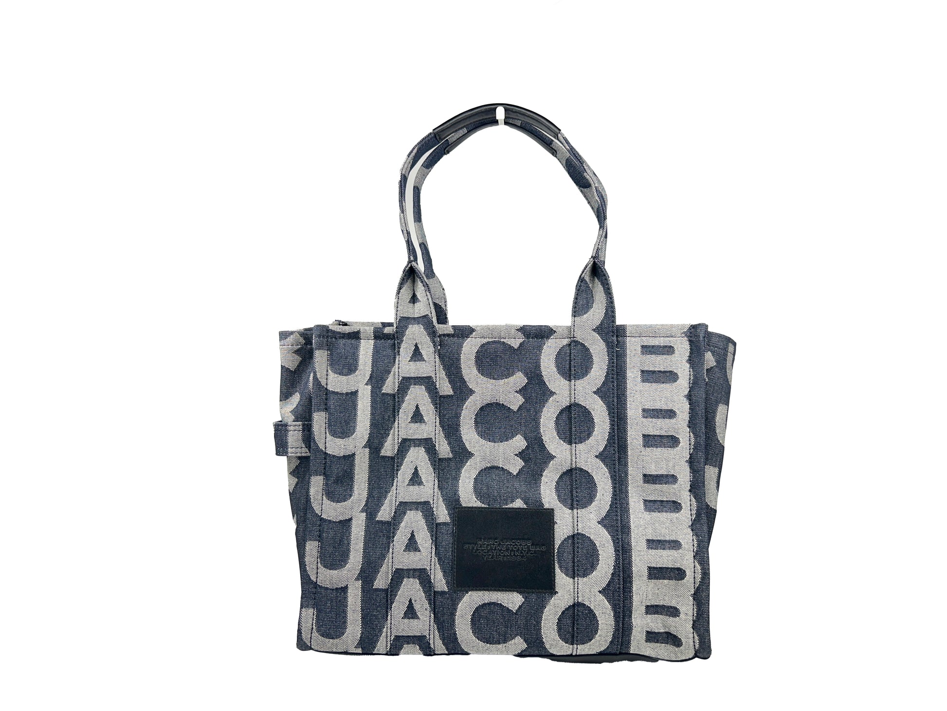Marc Jacobs Denim Monogram Large Tote Bag