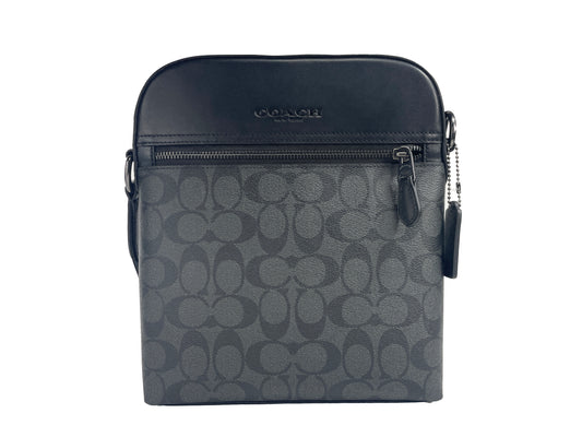 Coach Houston Leather Flight Bag Crossbody