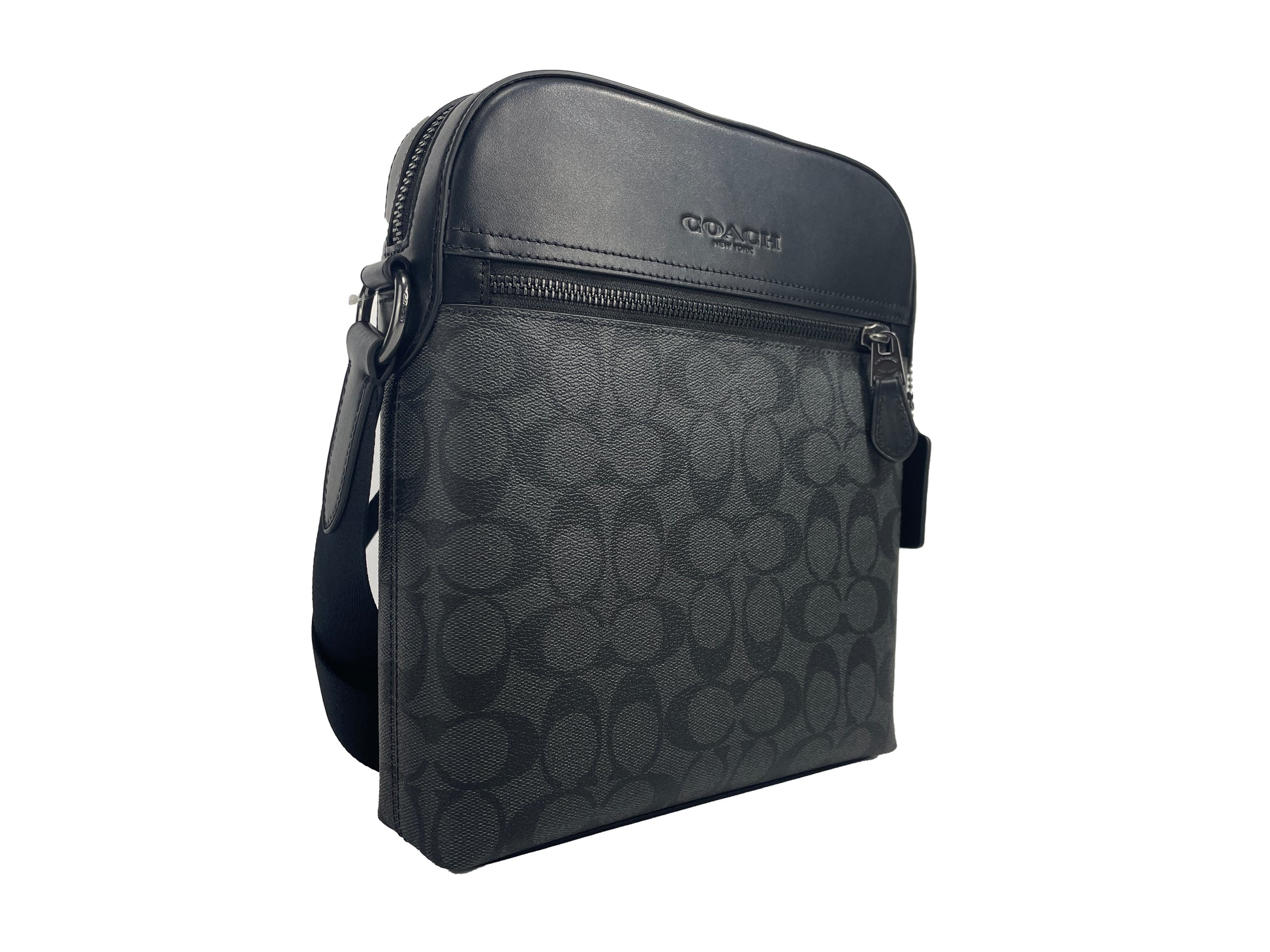 Coach Houston Leather Flight Bag Crossbody