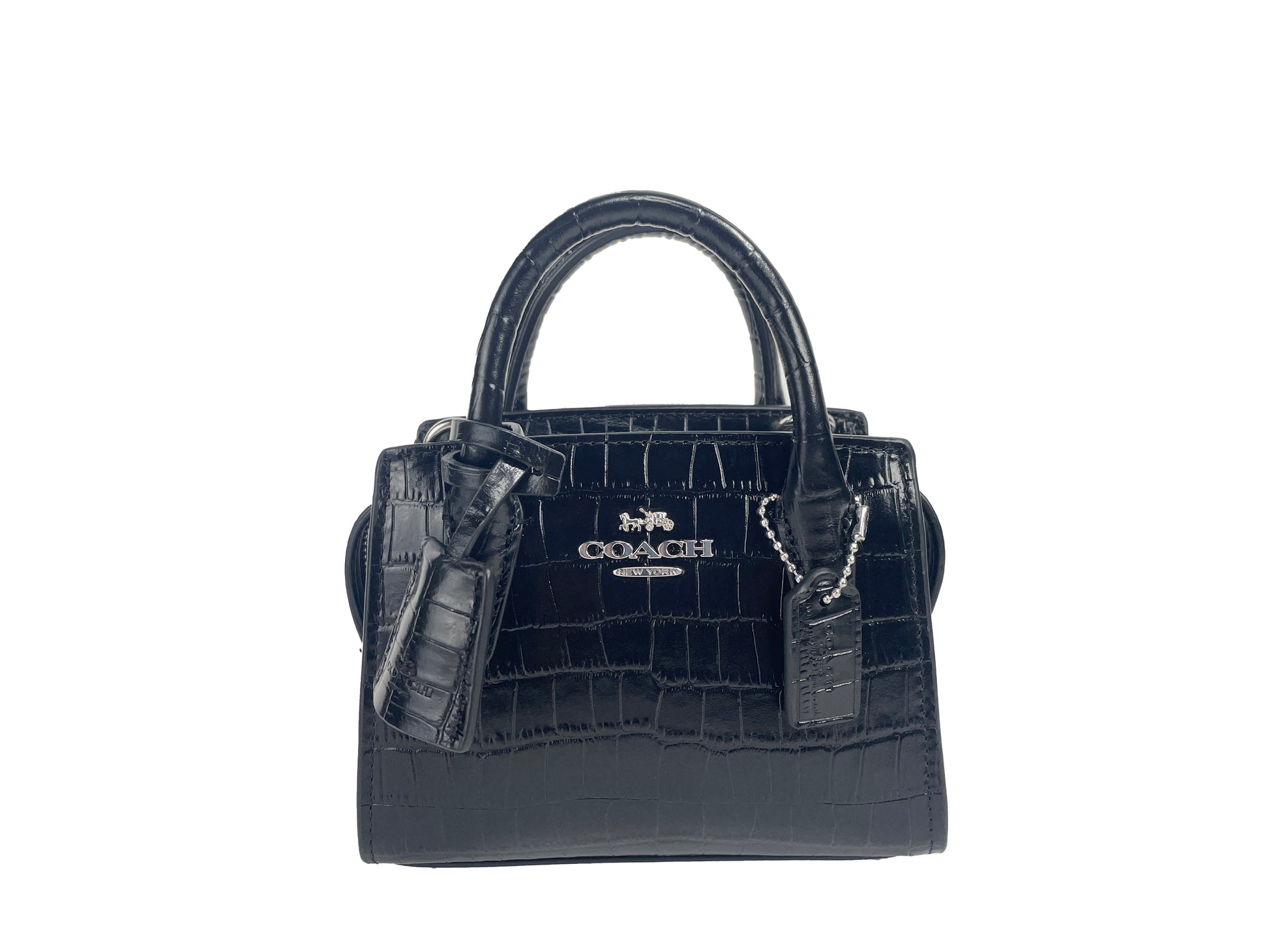 Coach (CR209) Mini Andrea Croc Carryall Crossbody