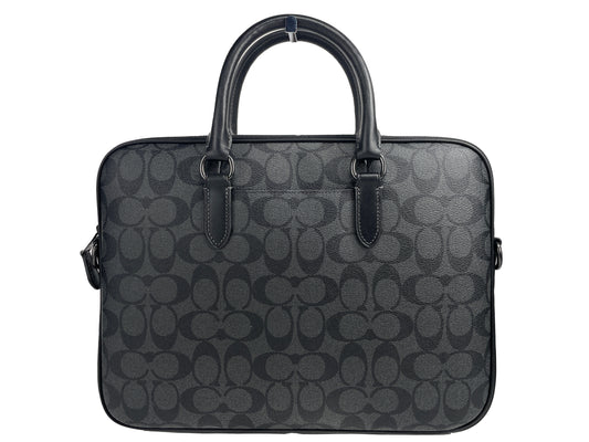 Coach (CJ630) Liam Signature Compact Laptop Bag