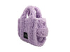 Marc Jacobs The Tote Bag Teddy Micro Lilac Sherpa Crossbody Bag