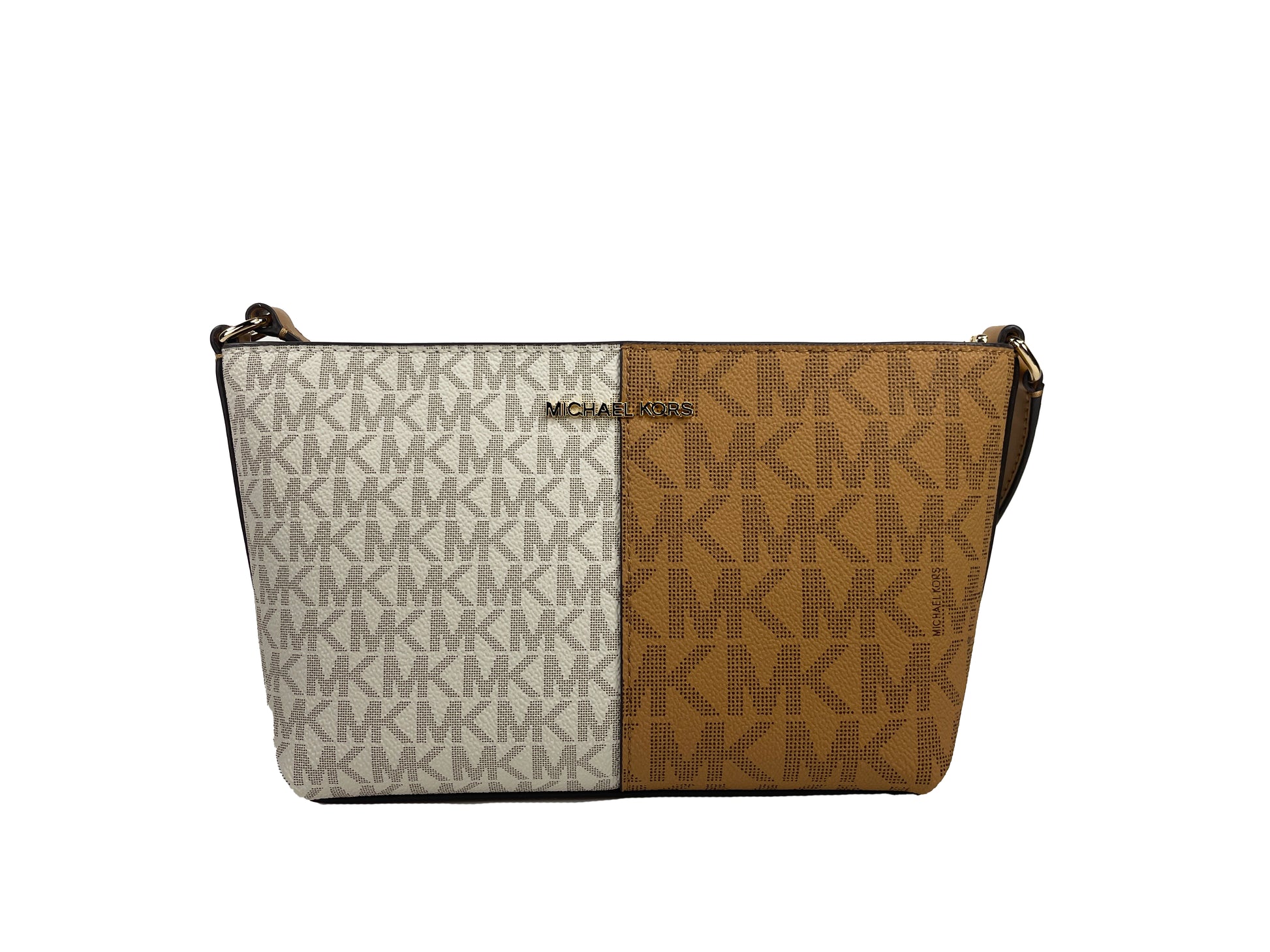 crossbody bag small travel Michael Kors Jet Set Small Two-Tone Crossbody Bag