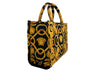 Versace Medusa Baroque Small Fabric Canvas Tote Bag