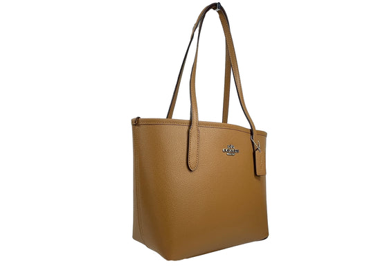 Coach (CT859) Small City Leather Tote Bag