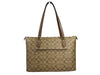 Coach (CS187) Gallery Signature Coated Canvas Tote Bag