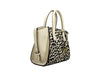 Michael Kors Avril XS Cream Cheetah Satchel Crossbody Bag Purse