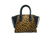 Michael Kors Avril XS Black Cheetah Satchel Crossbody