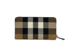 Burberry Super Exploded Check Large Zip Around Wallet