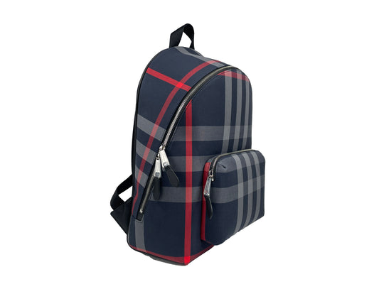 Burberry Jeff Check Canvas Backpack Bookbag