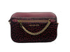 Michael Kors Cheetah East West Leather Zip Chain Crossbody Bag