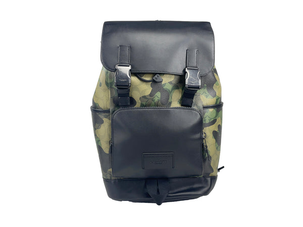 Coach Signature Camo Track Shoulder Bag Backpack