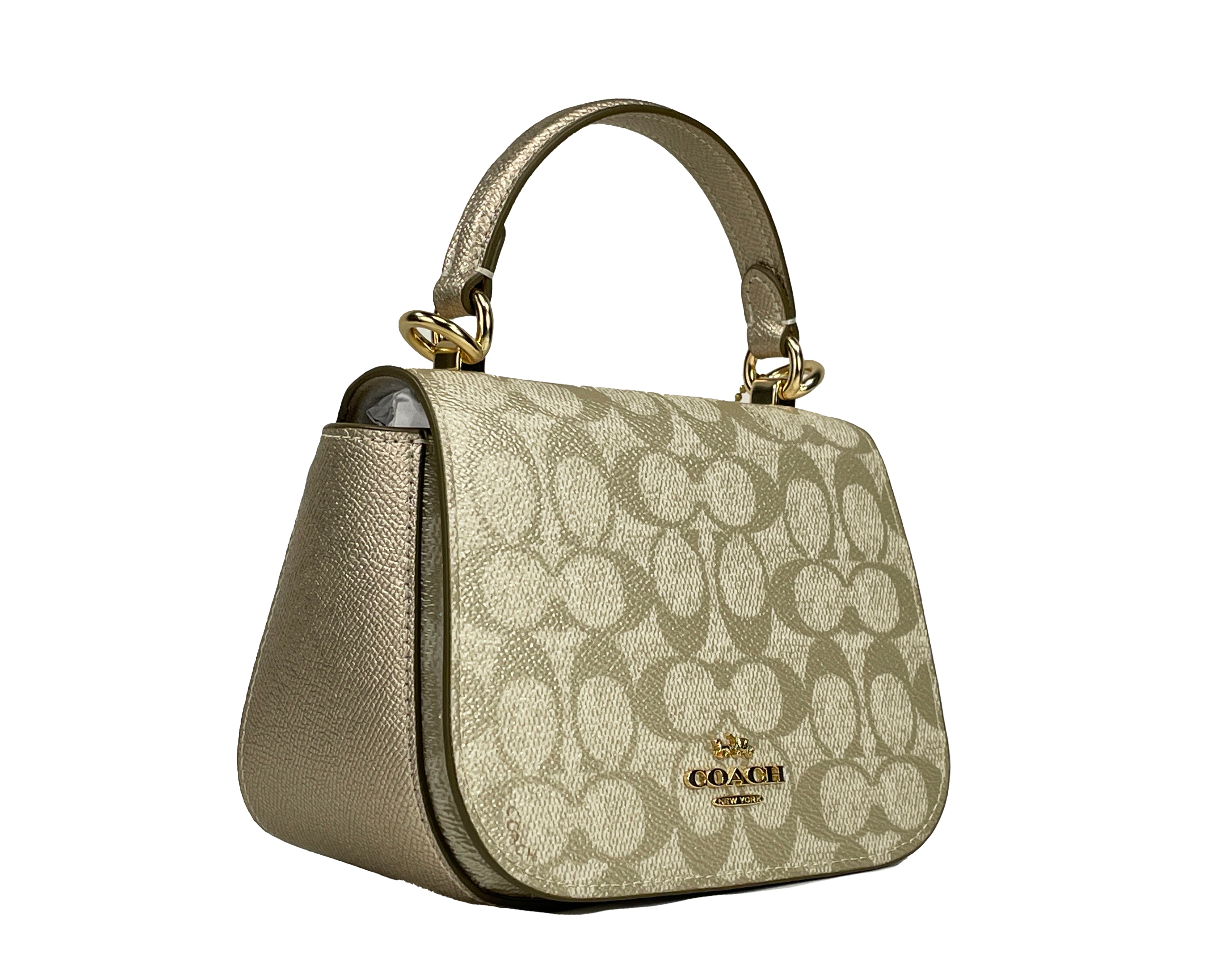 Coach top handle deals purse