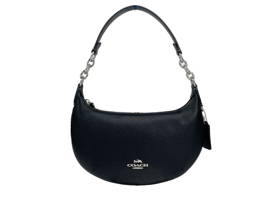 Coach (CE619) Payton Black Leather Shoulder Bag