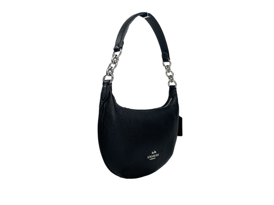 Coach (CE619) Payton Black Leather Shoulder Bag