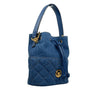 Versace Denim Medusa Bucket Crossbody Bag