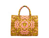 Versace Medusa Baroque Small Fabric Canvas Tote Bag