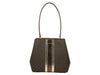 Michael Kors Medium Brown Pratt Bucket Shoulder Bag