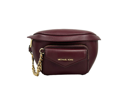 Michael Kors Leather Maise 2 in 1 Fanny Waist Pack Bag