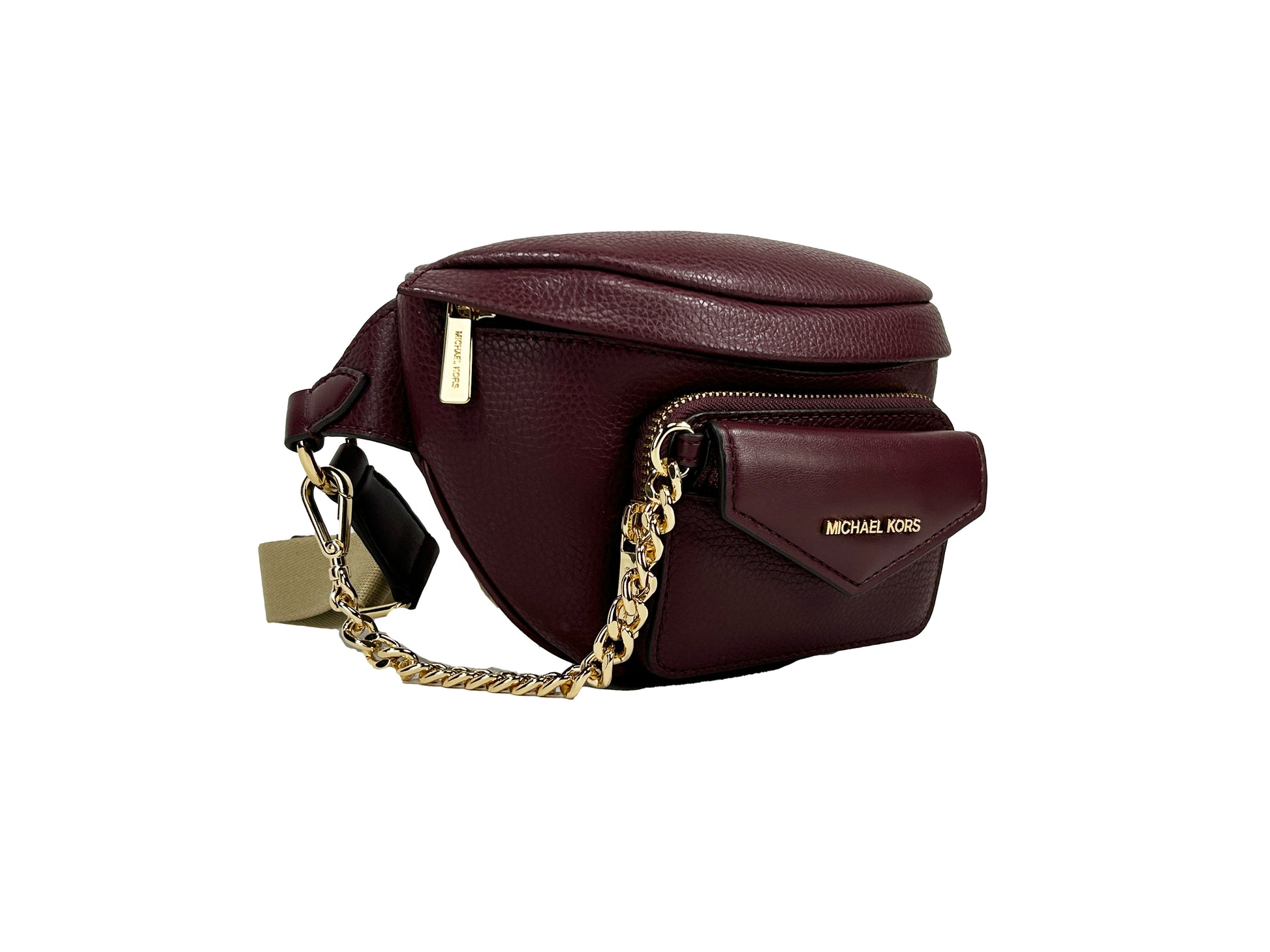 Michael Kors Leather Maise 2 in 1 Fanny Waist Pack Bag