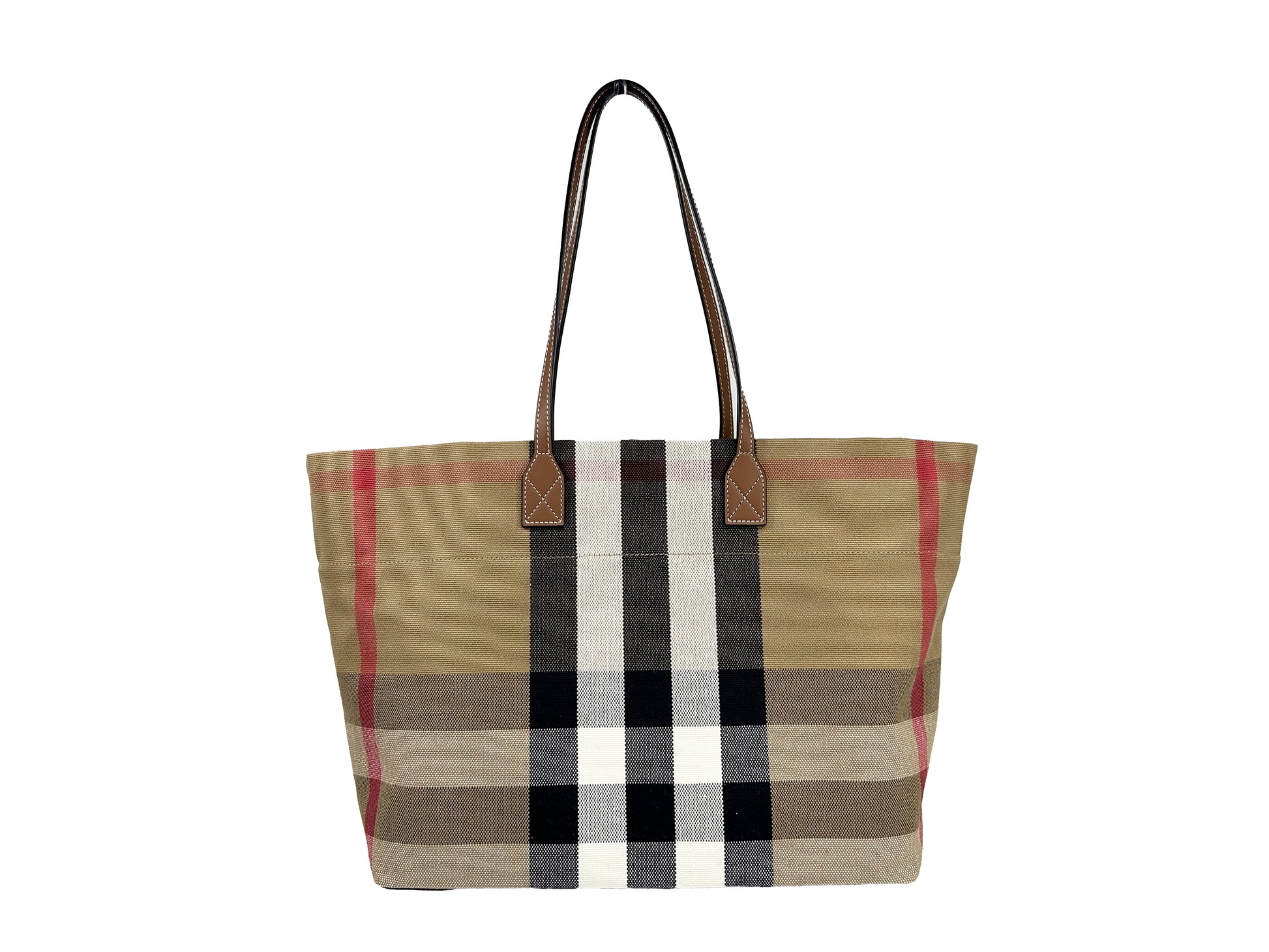 Burberry Medium London Check Tote Bag Purse