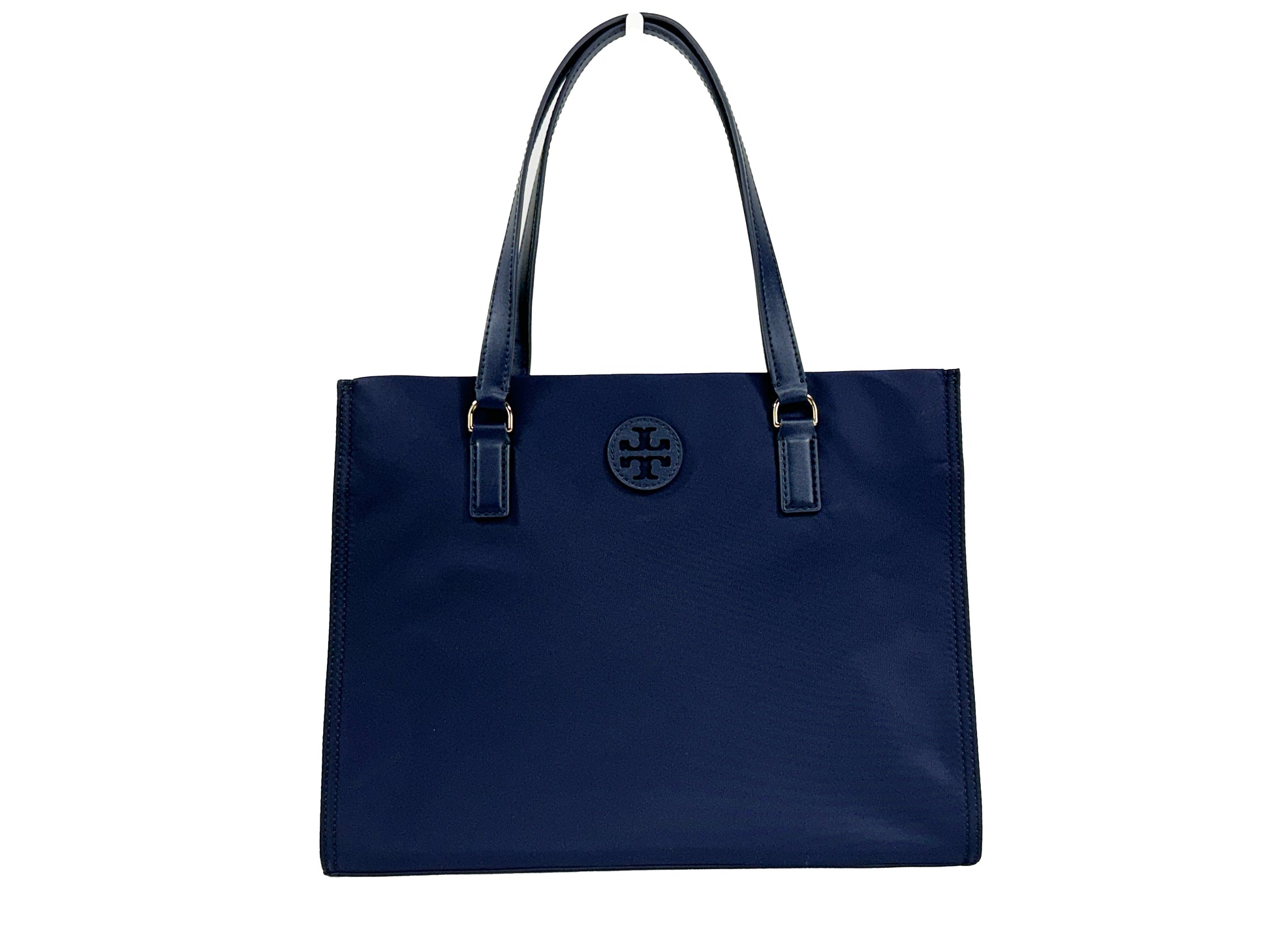 Tory Burch (160633) Navy Ella Small Nylon Tote Bag Purse