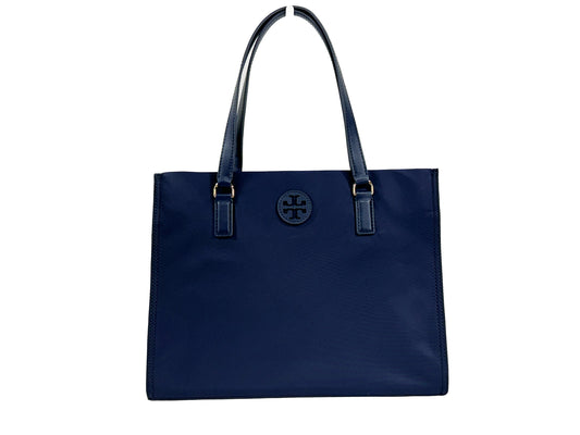 Tory Burch (160633) Navy Ella Small Nylon Tote Bag Purse