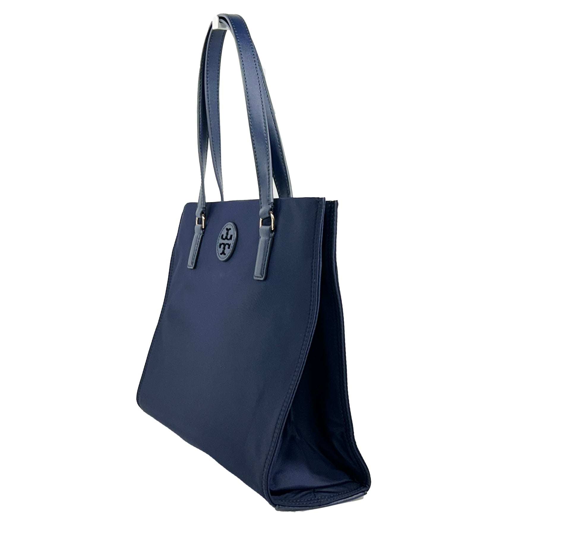 Tory Burch (160633) Navy Ella Small Nylon Tote Bag Purse