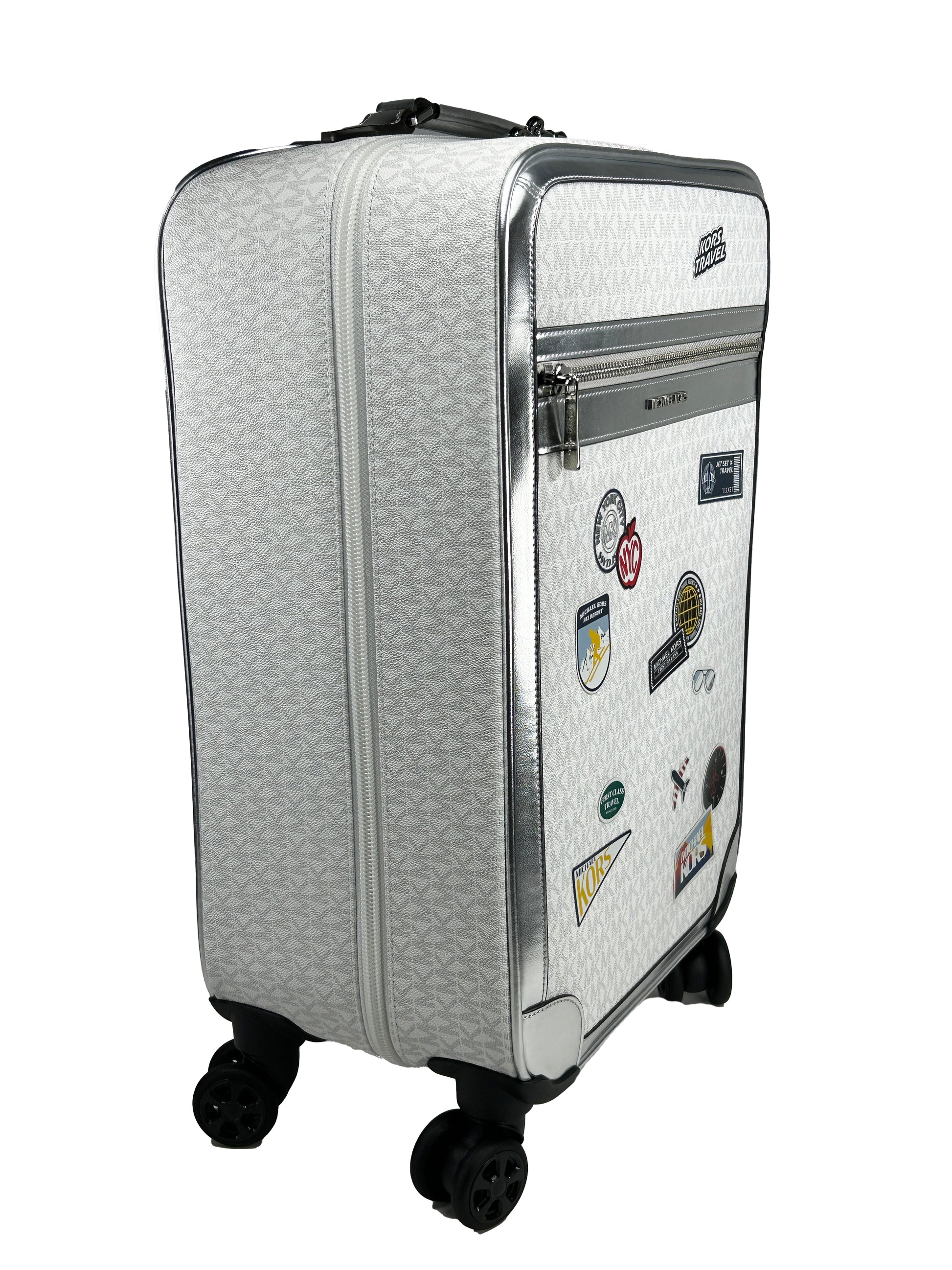 Michael Kors Travel Signature Trolley Rolling Suitcase Carry On