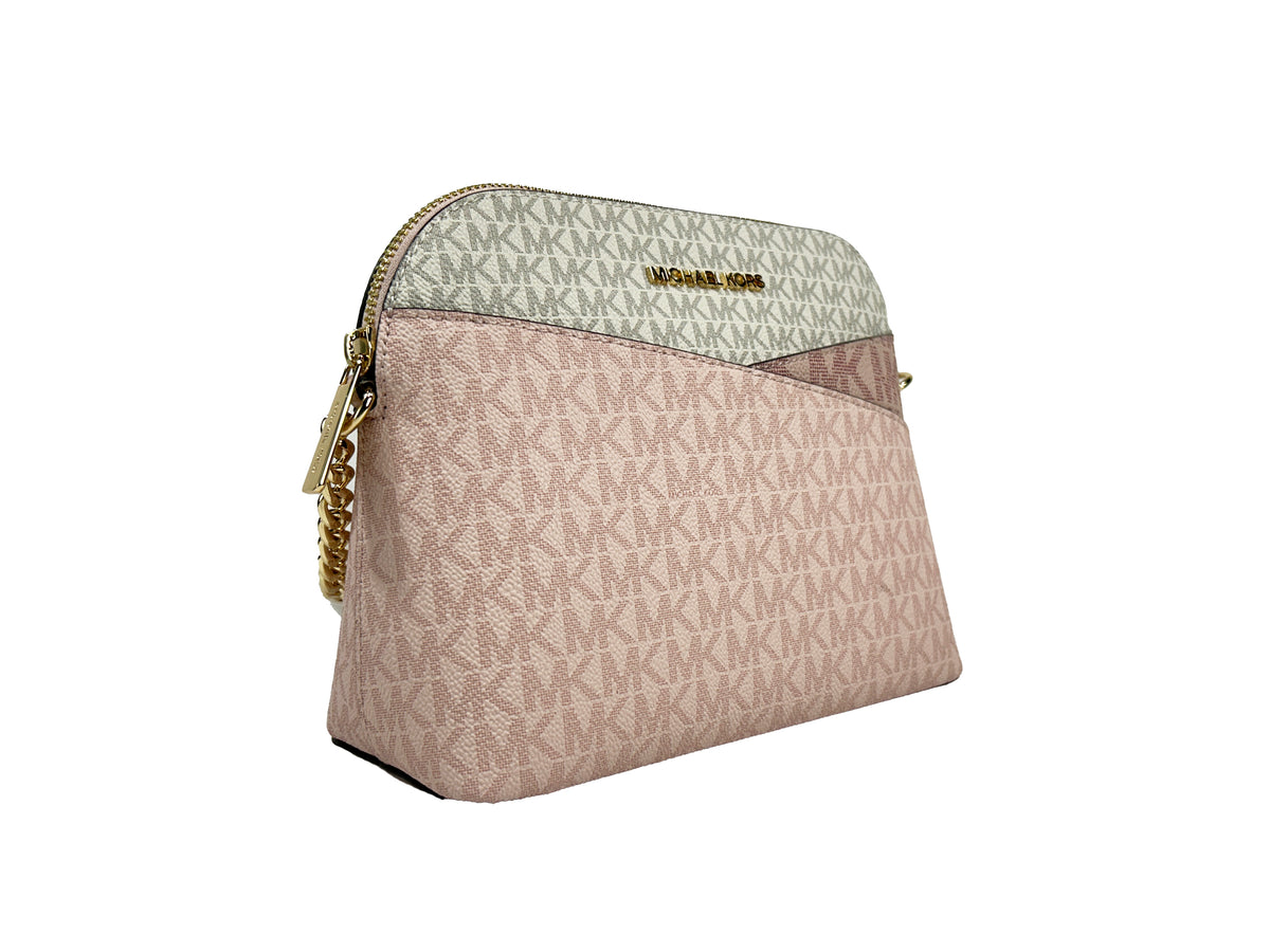 Michael Kors Jet Set Medium X Dome PVC Crossbody Bag