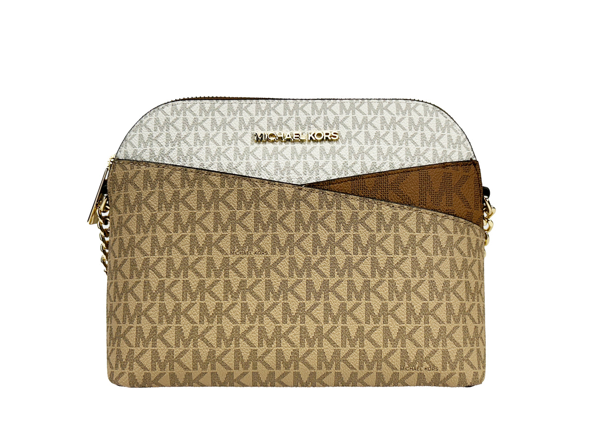 Michael Kors Jet Set Medium X Dome PVC Crossbody Bag