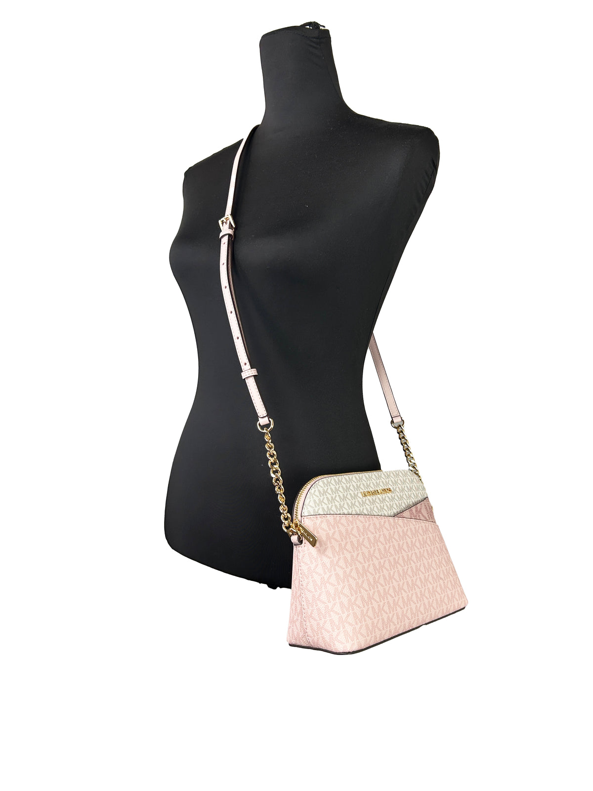 Michael Kors Jet Set Medium X Dome PVC Crossbody Bag
