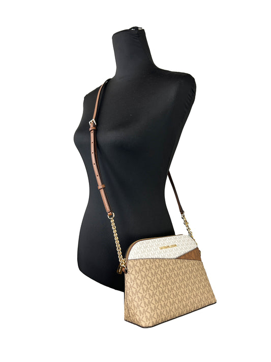 Michael Kors Jet Set Medium X Dome PVC Crossbody Bag