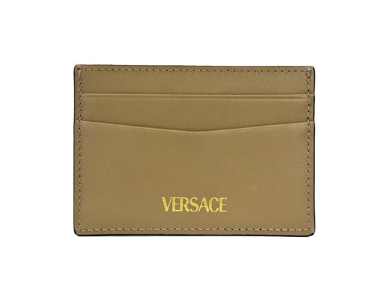 Versace Mini Medusa Leather Slim Card Case Wallet