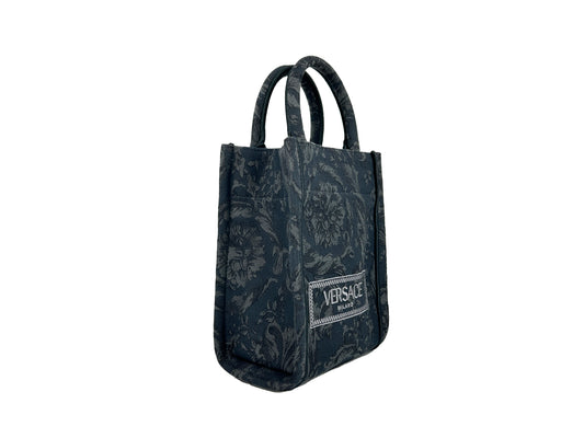 Versace Athena Barocco Mini Top Handle Tote Crossbody Bag